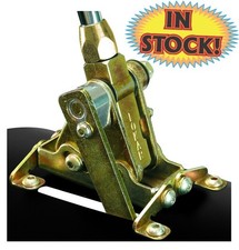 Lokar Fm350gm - Floor Mount Bench Bend 16 Shifter For Th350 Wbrushed Mush Knob