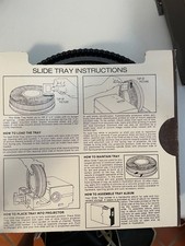 Vintage Slide Carousels Holds 100 Slides GAF Rototray w Box Lot of 2