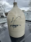Antique 4 gallon Transitional Stoneware Crock Beehive Bee Sting Jug Red Wing
