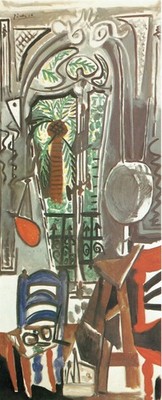 Pablo Picasso - The Studio Cannes 1955 A1-A4 Poster Kunst Gemälde Master Fine Cla