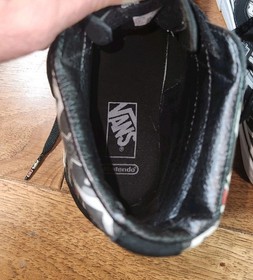 VANS Nintendo NES Controller "GAME OVER" High Top Lace Up Sneakers Men's Size 11