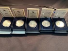 2011-2015-W Silver American Eagles 5 Coins - Burnished Gem BU+ in OGP