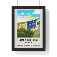 Brighton & Hove Albion Amex Stadium Football Stadium Poster Wall Art