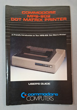 Commodore Computers MPS-802 Dot Matrix Printer User's Guide Manual 1984