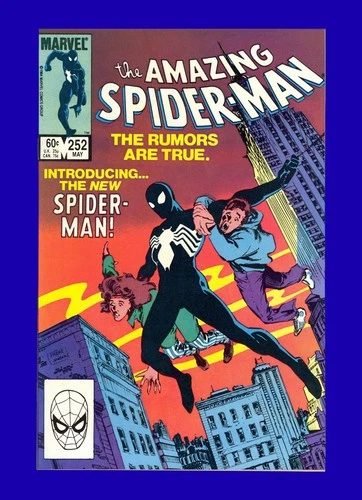 Amazing Spider-Man #252 1st Black Costume (Becomes Venom) Marvel (1984) 9.6 NM+