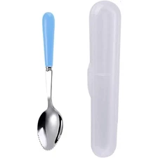 Grapefruit Spoons with Serrated Edges for Citrus Kiwi and Dessert Ceramic Handle