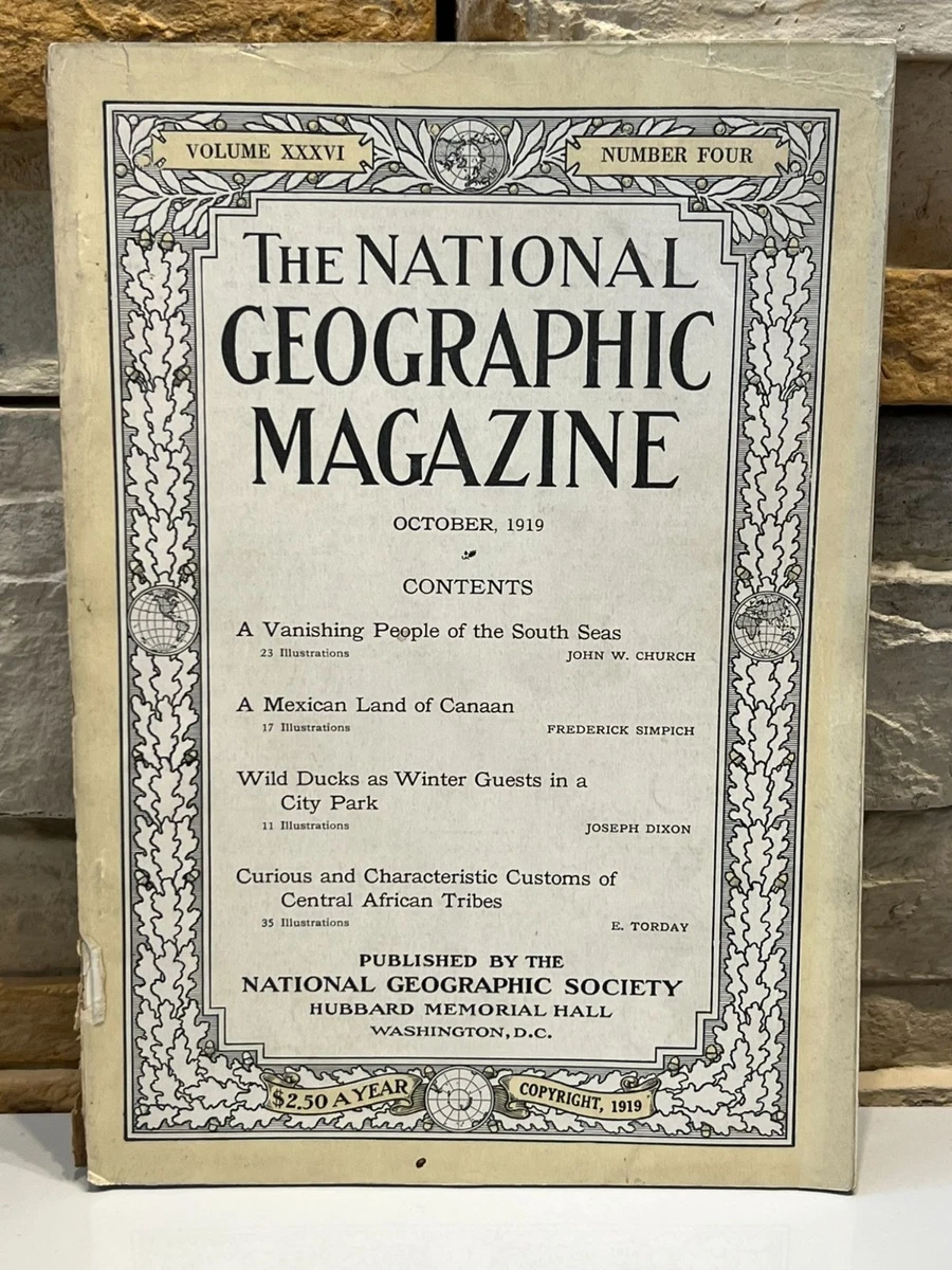 National Geographic 1919 for sale | eBay