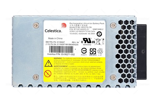 01YM307 IBM 10.8V DC 4250MAH 45.9WH BATTERY FOR IBM STORWIZE V5100 - Photo 4/8