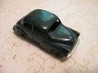 vintage match box number 46 green Morris minor grey wheels toy car near mint