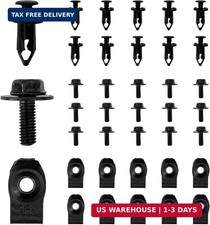 35 PCS Engine Under Cover Splash Shield Body Bolts, Bumper Fender Liner Push Fas