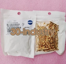 QTY:100/Pack New For CEGM-3.0 gold plated contact pin male #zc