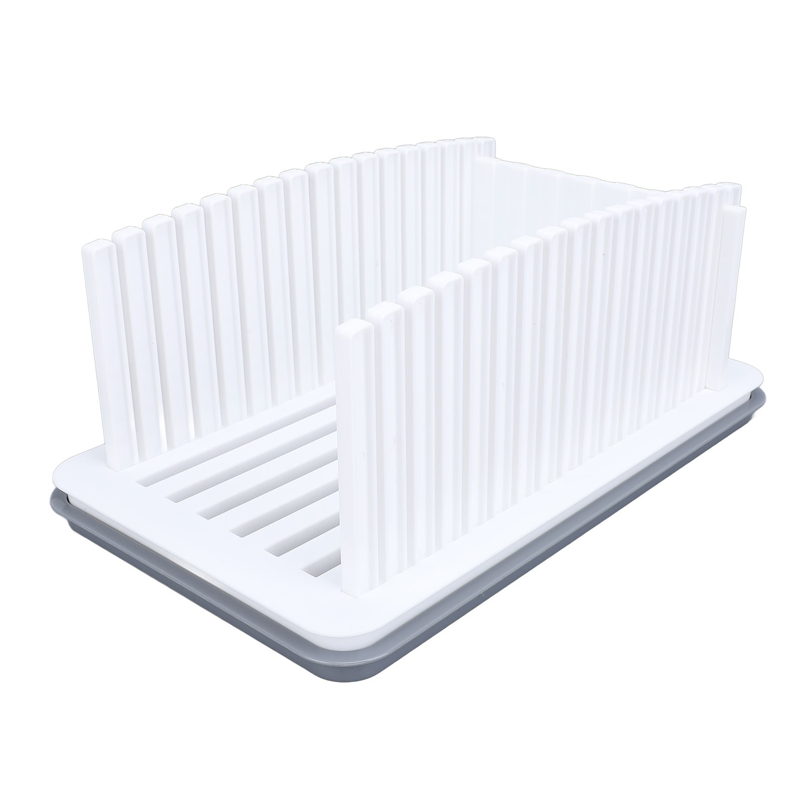 .Bread Slicing Guide Adjustable Width Foldable Compact Cutting Guide With Crumb