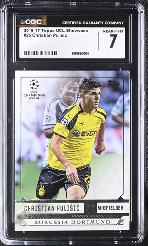 Christian Pulisic #25 2016 Topps UEFA Champions League Showcase card
