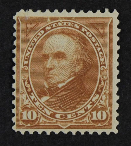 CKStamps: US Stamps Collection Scott#283 10c Webster Mint HR OG Tiny Thin
