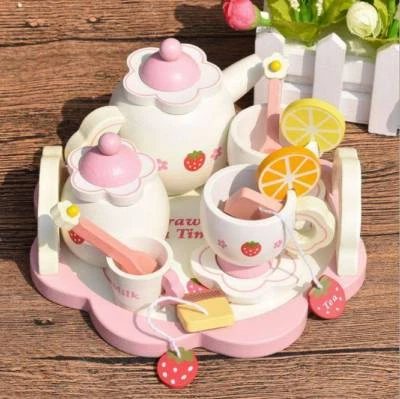 childrens wooden tea set