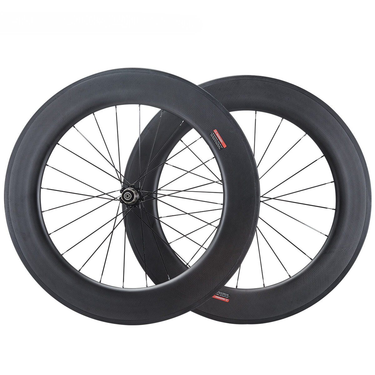 Carbon Fiber Bicycle Wheels Depth 88mm Clincher 20H 24H Road