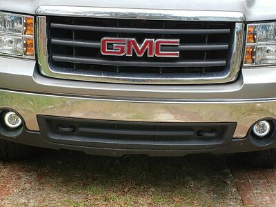 White Halo Fog Lamps Driving Light Kit for 2007-2013 GMC Sierra 1500 & Denali