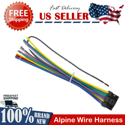 Brand New Wire Harness for ALPINE UTE-52BT UTE52BT Car Radio Replacement Part