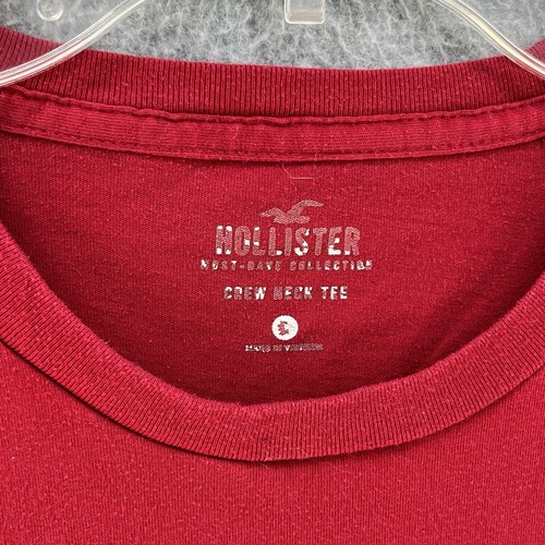 Hollister Mens T-Shirt Large L Crew Neck Tee Striped Cotton Polyester Multicolor - Picture 4 of 9