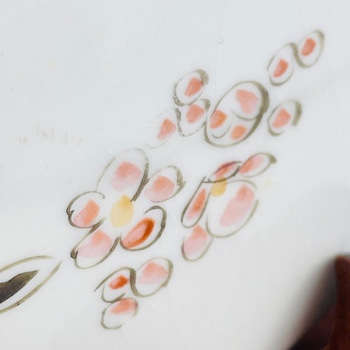 Antique Japanese Aochibu Style Kutani Plate c.1912 Taisho Era 16” Charger Onna - Picture 11 of 11