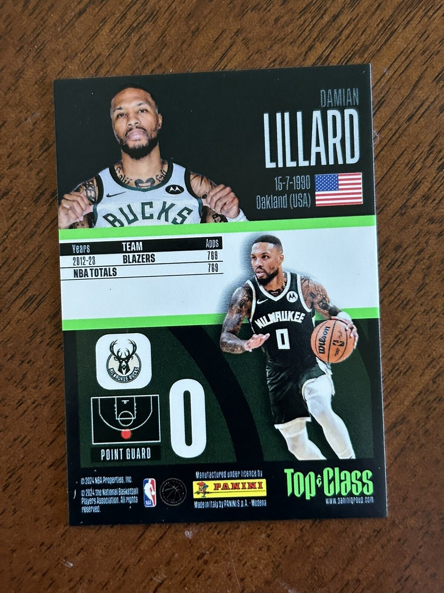 2023-24 Panini NBA Top Class New Sensation Damian Lillard (2) | eBay