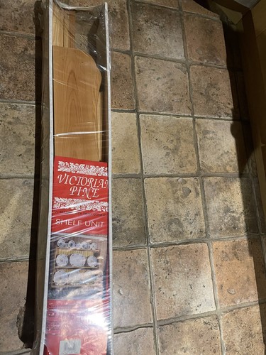 Self Assembly Pine Shelf Unit Plate Rack - Picture 2 of 2
