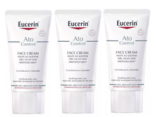 Eucerin AtoControl Face Care Cream 50ml - FREE SHIPPING- PACK OF 3