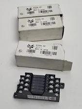 Lot of 3 Automation Direct RS6N-DE Relay Sockets. NOS. Fast shipping!!!