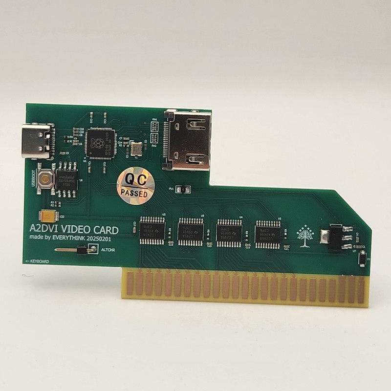 HDMI Graphics Card for Apple II, II+, IIe / A2DVI