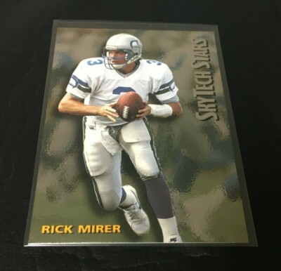 RICK MIRER 1994 SKYBOX SKYTECH STARS INSERT CARD #8 SEAHAWKS 2nd Year
