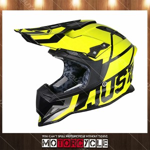 yellow dirt bike helmet