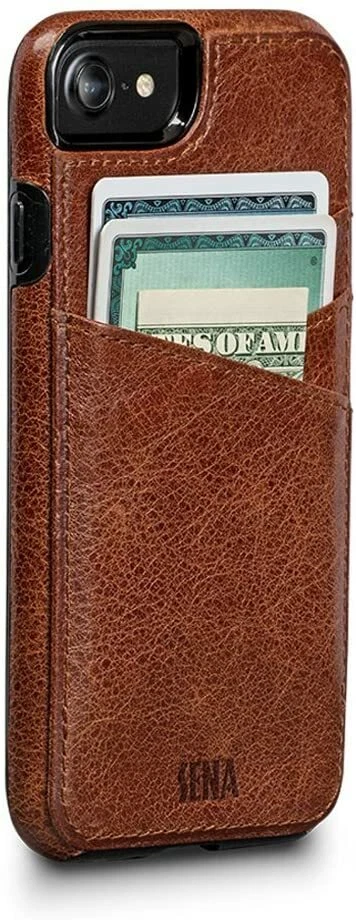 Capa de couro genuína carteira Heritage Lugano para novo iPhone SE 2020 / iPhone 8/7 - Imagem 2 de 4