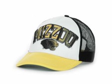 Gorra de camionero de espuma ajustable con malla trasera de malla de pintura de Missouri Tigers "Mizzou" NCAA