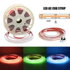 Plug & Play LED AC COB Seamless Spotless Strip Light IP65 Self Adhesive 10cm/Cut
