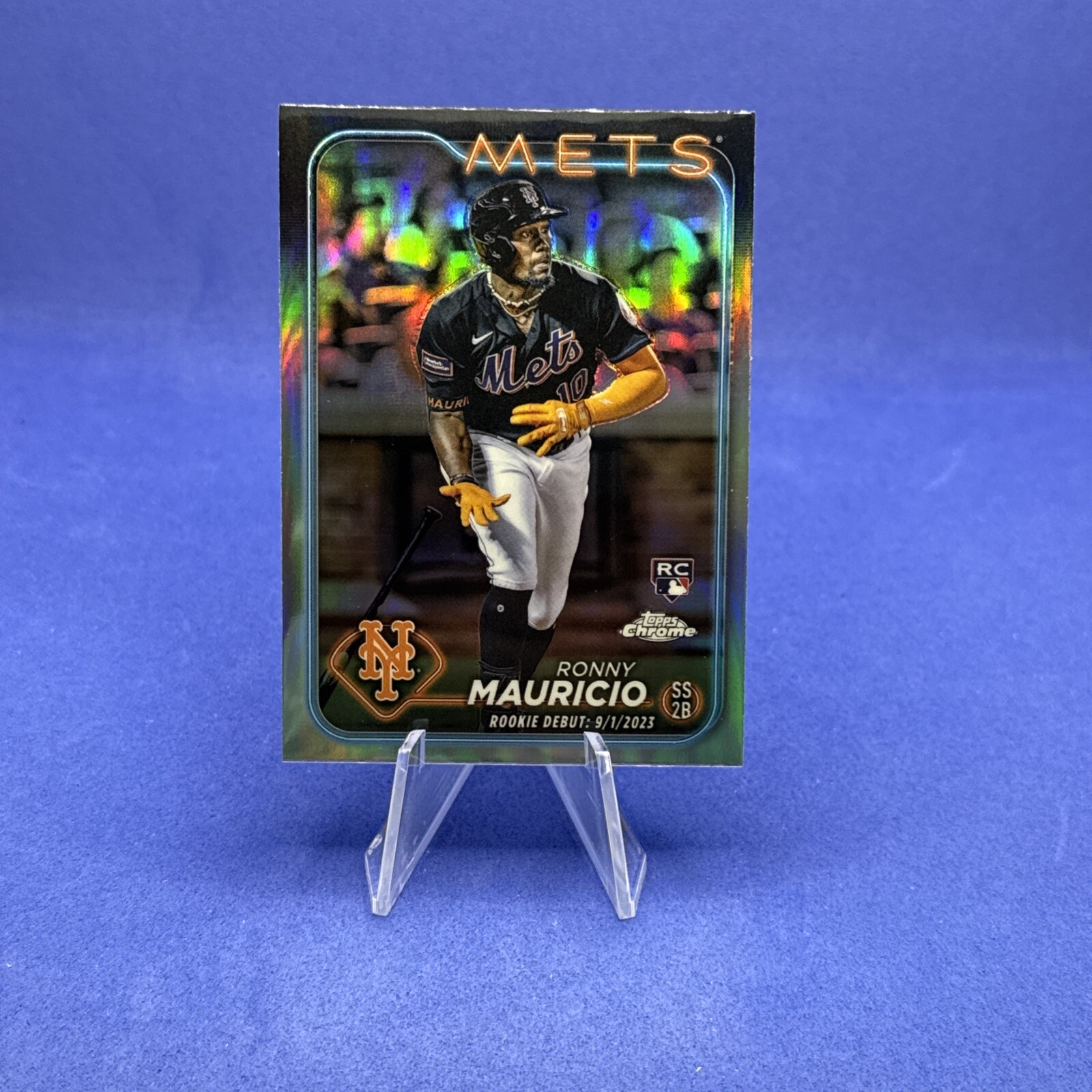 2024 Topps Chrome Update Ronny Mauricio Rookie Debut Refractor #USC41 - Mets