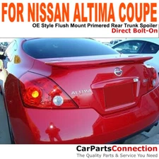 Painted ABS Trunk Spoiler For Nissan Altima 08-13 Coupe QX3 SATIN WHITE PEARL