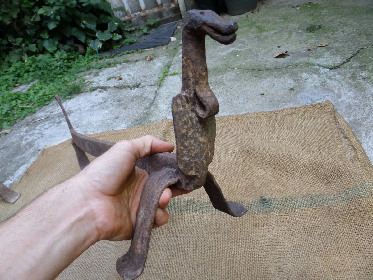 Andiron log holder sale