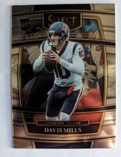 Davis Mills Rookie 2021 Panini Select Football Concourse Houston Texans