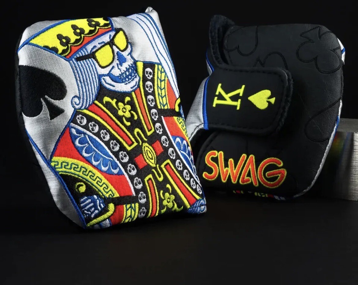 Swag Golf SKELETON KING OF SWAG MALLET COVER - Sealed - New - In  display picture 1