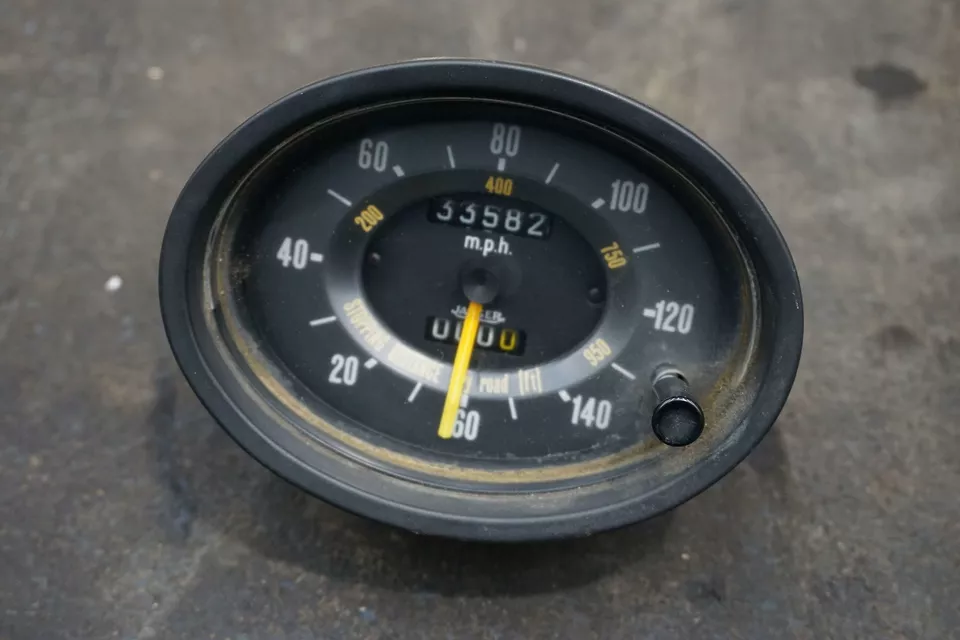 Dash DashBoard Speedometer Jaeger MPH OEM Maserati Merak Citroen 1975 - Image 4 of 4