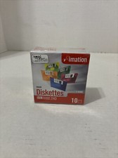 NEW IMATION 3.5 2HD Neon 10 Pack Diskettes 1....