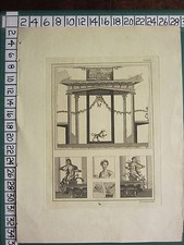 c1780 PRINT ~ ARCHITECURE ROMAN GREEK SACRIFICE ART ORNAMENTAL