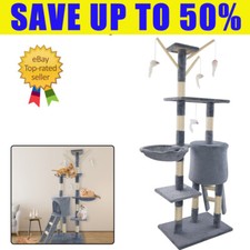 Cat Tree Cat Tower Cat Condo with Scratching Posts & Ladder for Cats Kittens