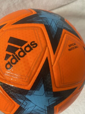adidas UCL Pro Void Winter Ball - Solar Orange/Silver Metallic