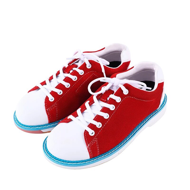 Women Lightweight Indoor Bowling Sneakers Lady Right Hand Non-slip Bowling Shoes