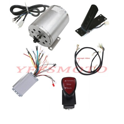 48V 1800W Brushless Motor Controller Foot Pedal Wiring Harness for Tricycle Cart