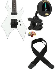 B.c. Rich Warle7gw + Snark St-8 + Dunlop Pvp101 + Levy's M8poly-blk Value B