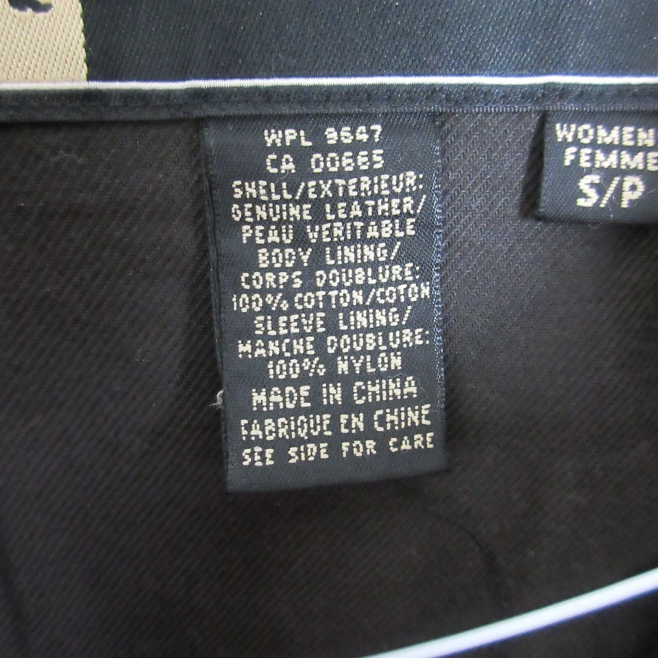 Винтажный Eddie Bauer легенда куртка женщин маленький коричневый Stine кожи - Изображение 4 из 4