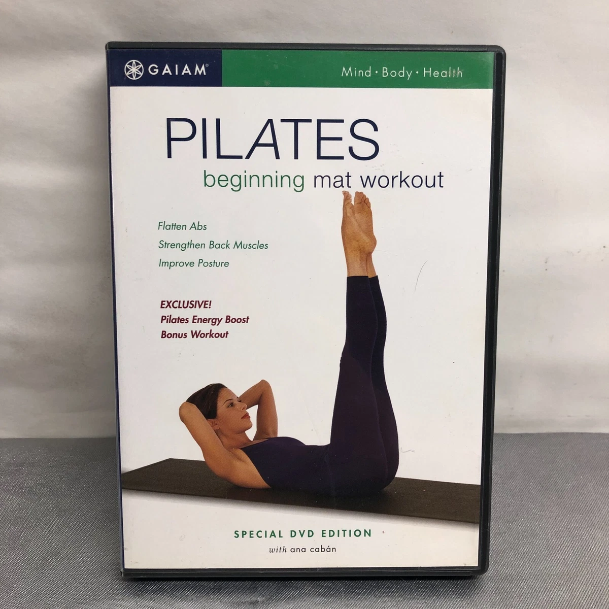 Gaiam Pilates Beginning Mat Workout DVD Ana Caban Special Edition