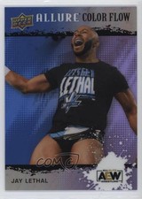 2022 Upper Deck Allure AEW Color Flow Blue Purple 48/199 Jay Lethal #R-16 d9r